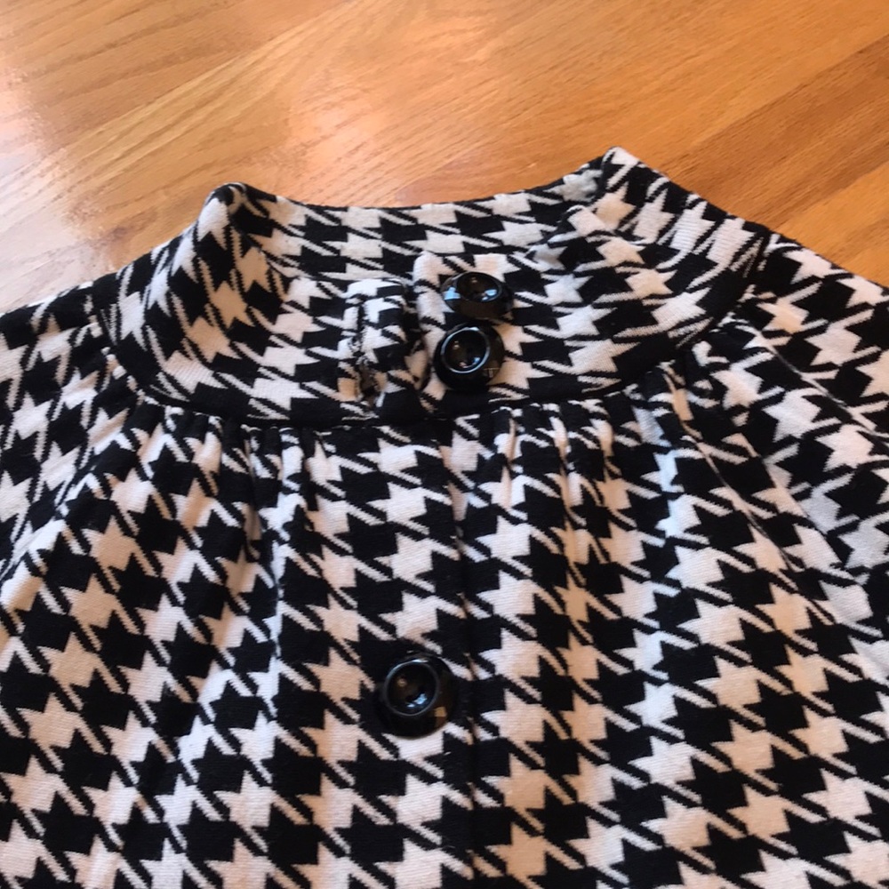 Black & White Button Down Jacket - image 2